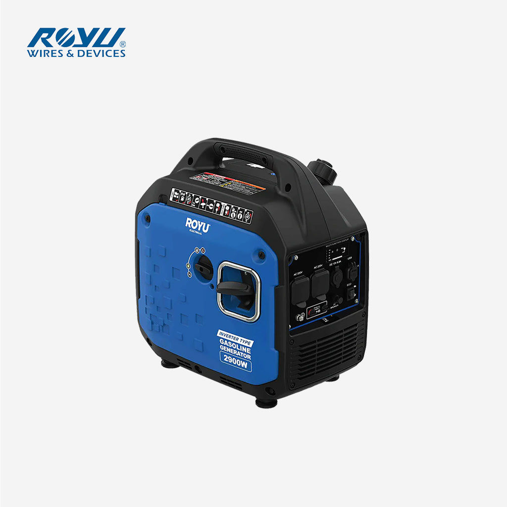 Royu by Winland 2900W 220v 60Hz 12.3A 149cc Single Phase Grade F Inverter Generator RGP012900