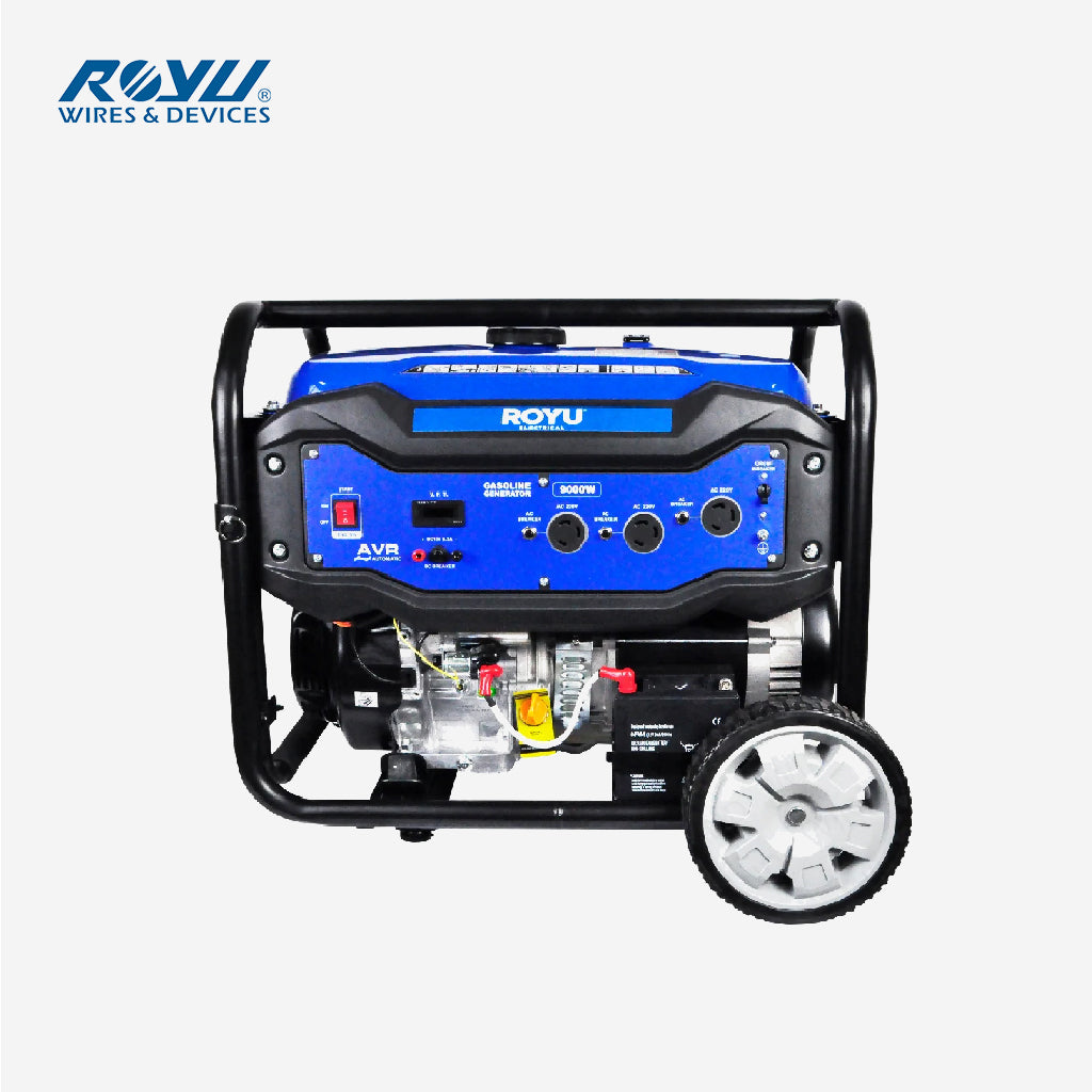 Royu by Winland 9000W 220v 60Hz 38.A 459cc Single Phase Grade F Open Frame Generator RGS019000