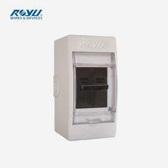 Royu by Winland Safety Breaker with Cover and Outlet Metal Handle 2 Pole 230V 60Hz 20A RSB20C/O