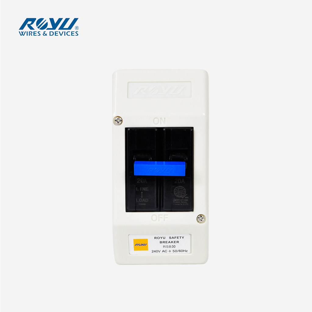 Royu Electrical Safety Circuit Breaker 15A / 20A / 30A/ 40A/ 60A Bolt On Type