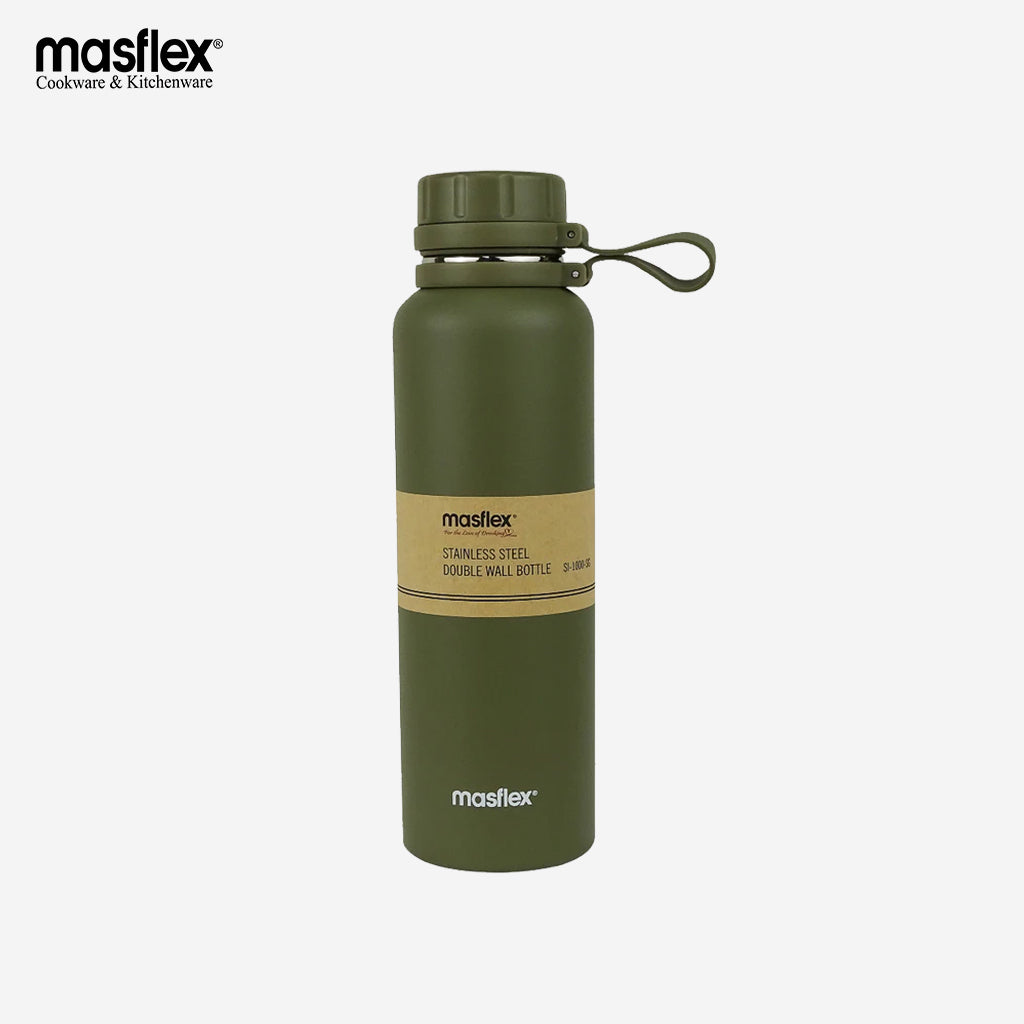 Masflex by Winland 1 Liter Double Wall Stainless Steel Tumbler Bottle / Vacuum Mug Flask SI-1000