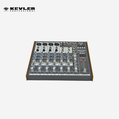 Kevler Mixer SMX-8BT 8 Channel 4 Mic / Line 2 Aux Mixer Sound System 16 DSP W/ USB & BT