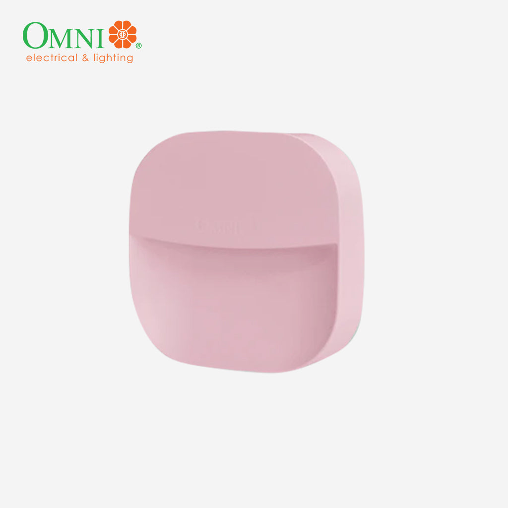 Omni by Winland Candy LED Night Light Round and Square LNL-101-PK/LNL-102-PK