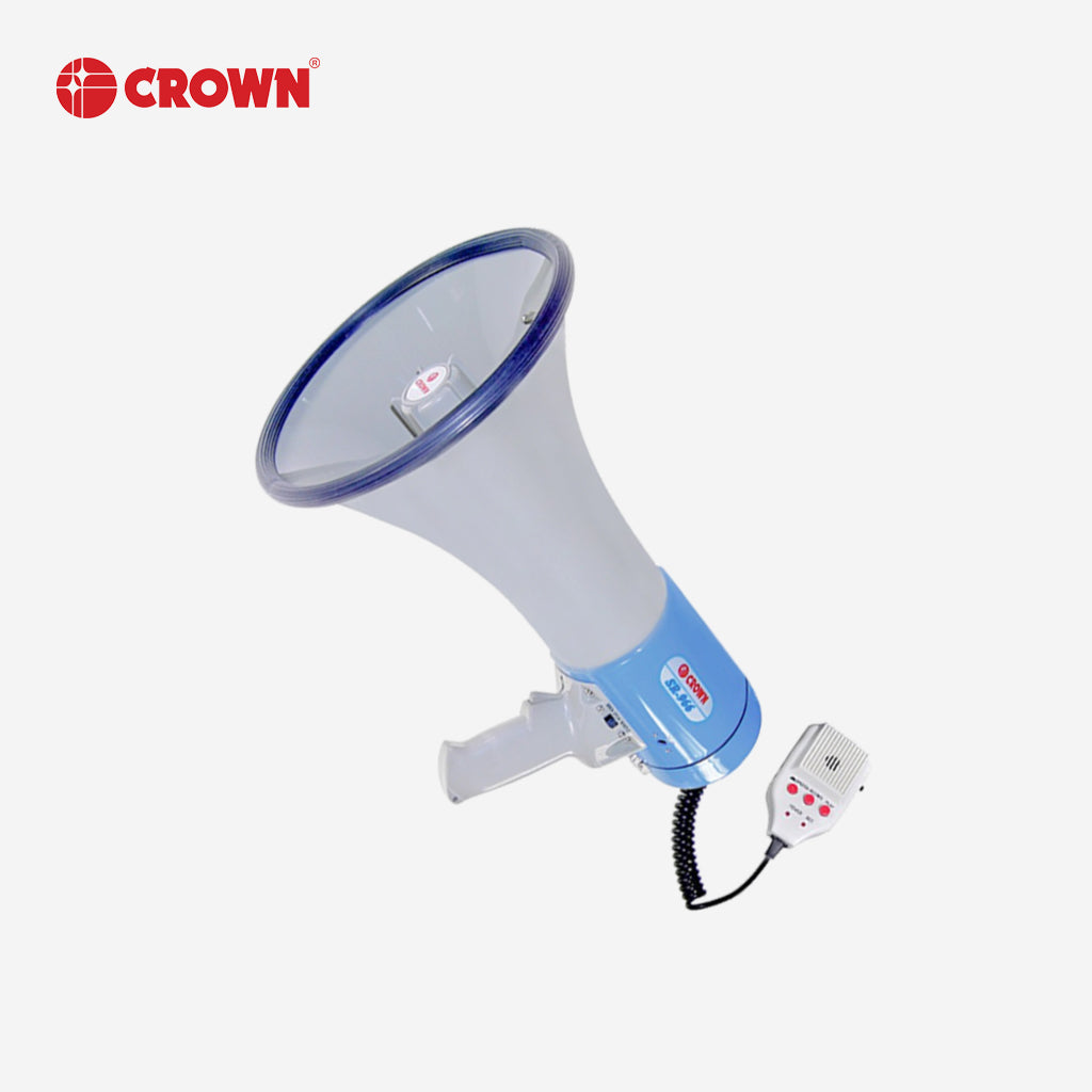 Crown by Winland Rechargeable Handy Megaphone 30W with Voice Recorder Mega Phone SR-966