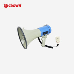 Crown by Winland Handy Rechargeable Megaphone w/ Siren,Whistle,Voice Recorder 30W USB/SD Port SR-999