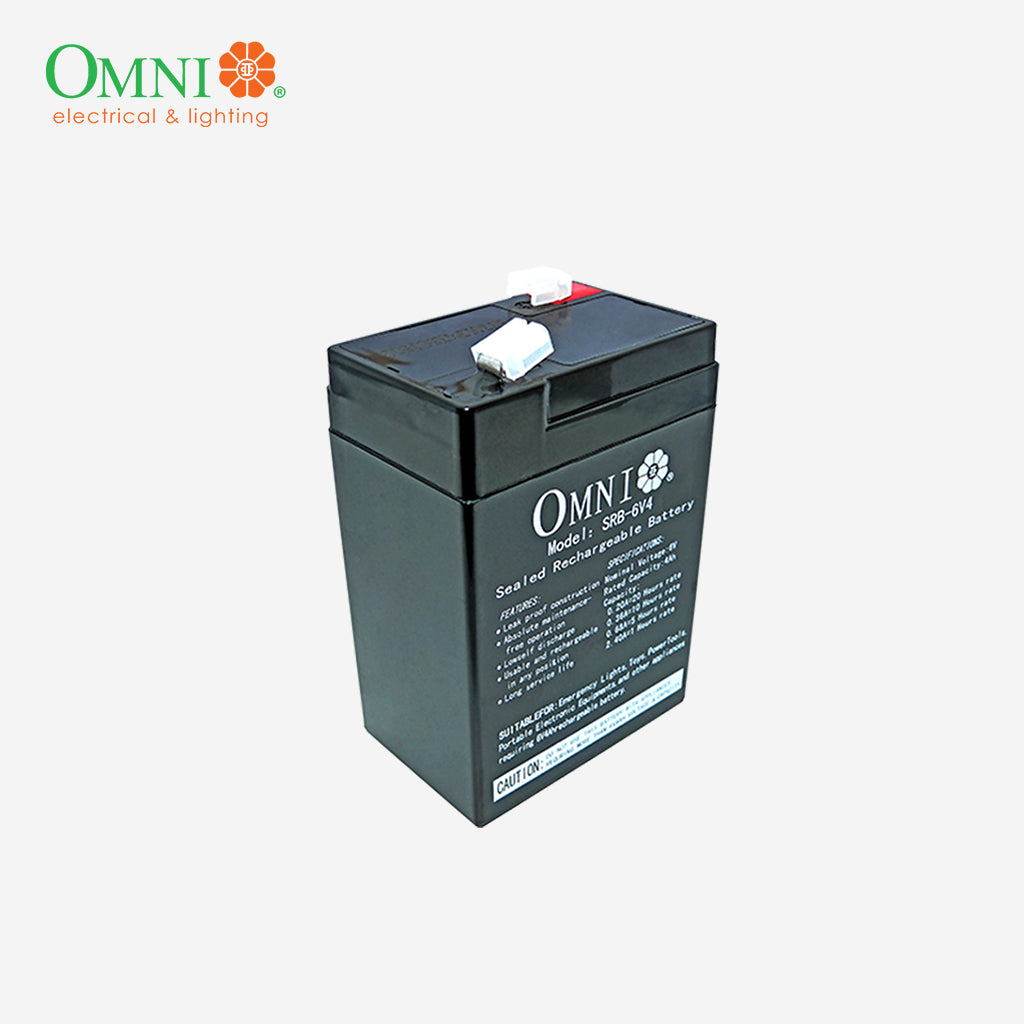 Omni by Winland Sealed Rechargeable Lead Acid Battery 6V 4Ah - SRB-6V4