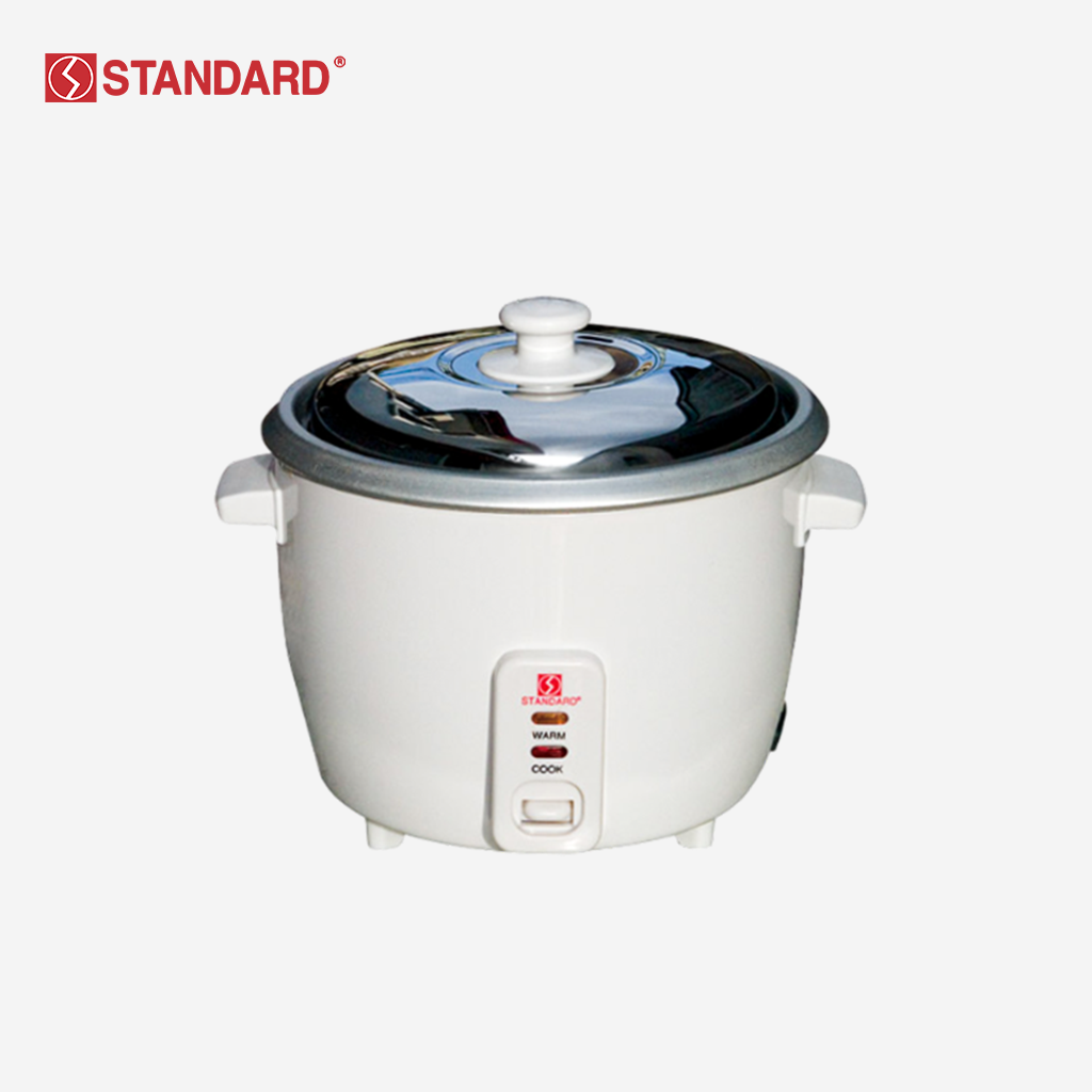 Standard by Winland Appliances Rice Cooker 1.5 Liter w/ Auto Keep Warm and Fuse Protection SRC-8