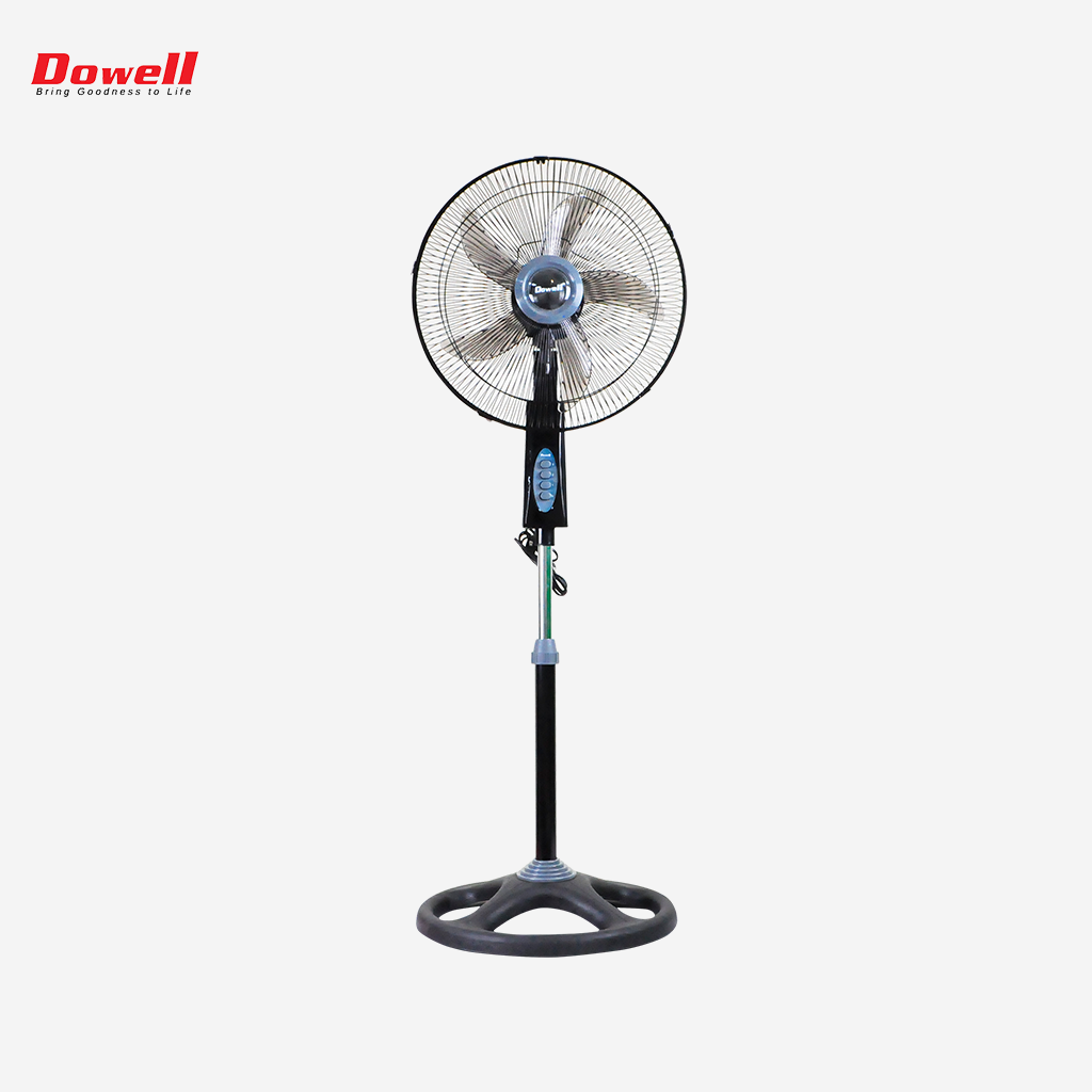 Dowell 16inches 5-Leaf Stand Fan / Electric Fan 60watts (Dark Gray) STF5-258AS(D.GRY)