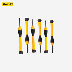Stanley 6pcs Precision Screwdriver BIMAT with Soft Cushion Grip Screw Driver STHT66052-8