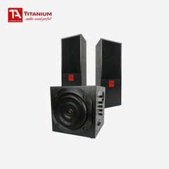 Titanium Audio 2.1Ch Multimedia Speaker System 4500W PMPO w/ USB/SD/FM/BT/Mic Input TA550
