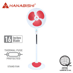 Hanabishi 16 inch Stand Fan / Electric Fan THE WIND 16SF