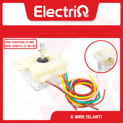 Electriq Washing Machine Timer Spare Parts - Flat and Slant Mounting 3/4/ 5/ 6/7 Wire (Universal)