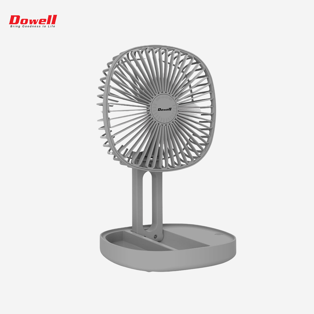 Dowell Portable Rechargeable Fan with Removable front grill for easy cleaning UF-101F