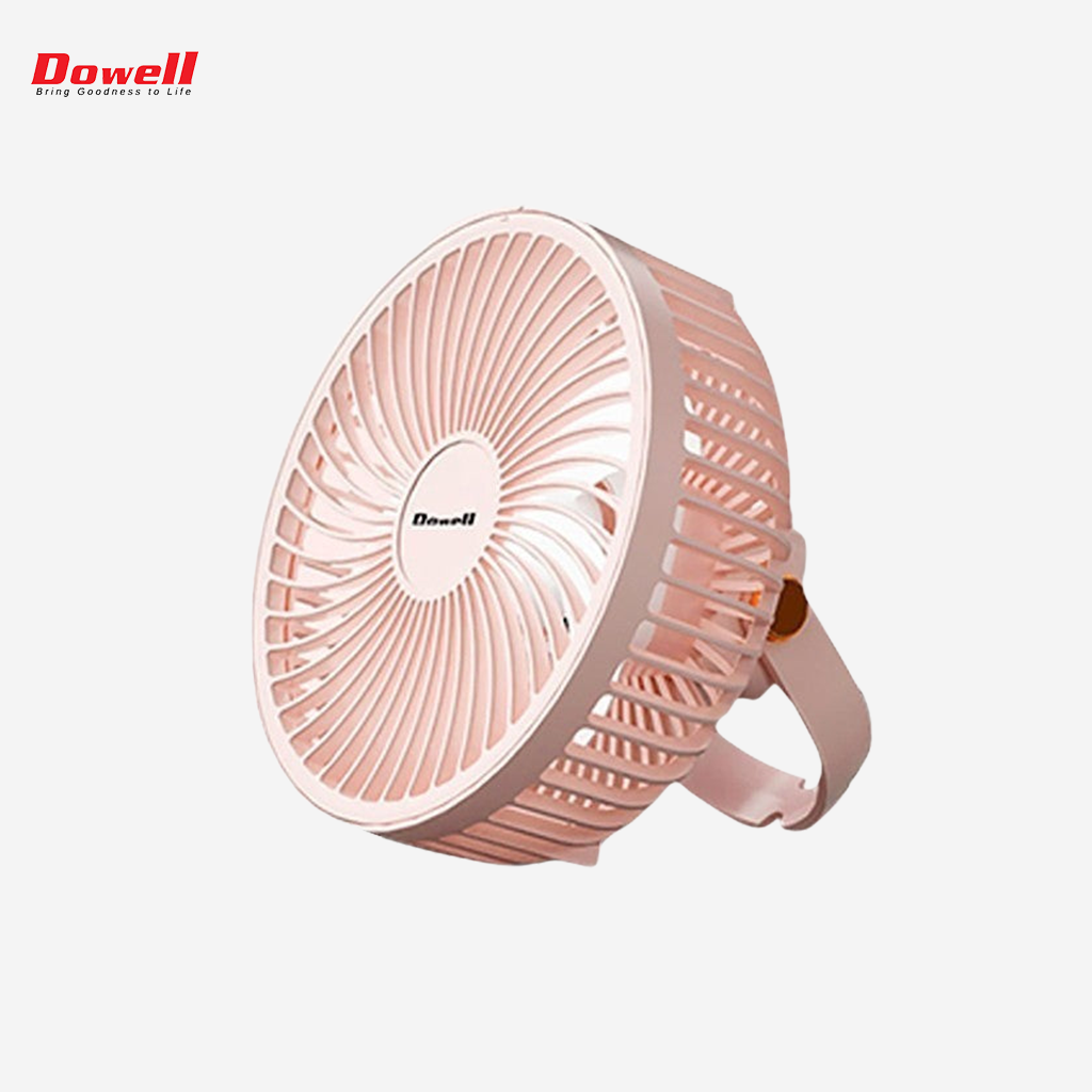 Dowell Portable Rechargeable Fan Foldable & Retractable 5V DC/ 8W UF-303H