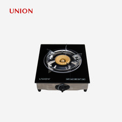 Union Elegant Glass Top Panel Single Burner with Vortex Flame design UGGS-175-G