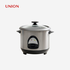 Union 1.0Liters Tempered Glass Stainless Rice Cooker UGRC-135