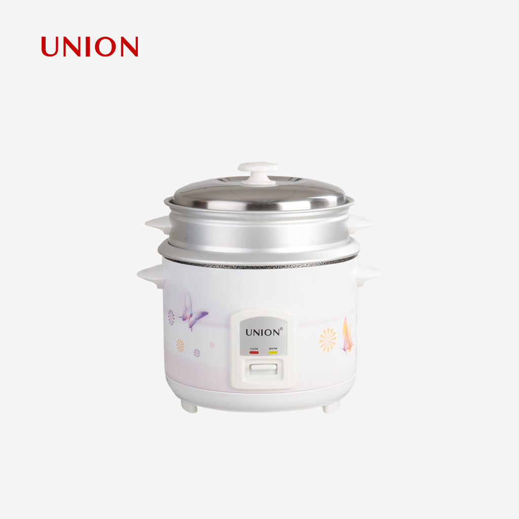 Union 1.8L Stainless Steel Classic Rice Cooker and Warmer with Steamer UGRC-200