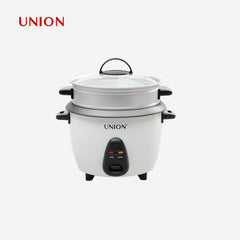 Union 1.8L 10cups Drum Design Rice Cooker Tempered Glass Lid w/ Steamer UGRC-240