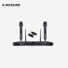 Kevler Dual UHF 1100mAh Wireless Rechargeable Microphone with Dual Antenna UMC-500