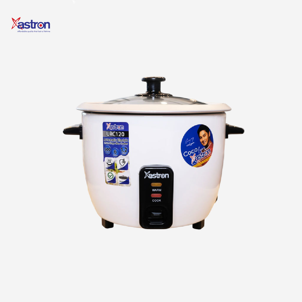 Astron Automatic Electric Drum Shape Rice Cooker 1.2L | 6 Cups 500W URC-120