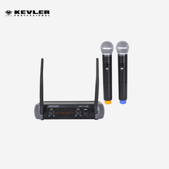 Kevler Dual UHF Handheld Wireless Microphone Mic w/ 16 Selectable Frequency URX-2H