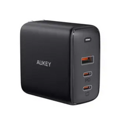[446]AUKEY PA-B6s Omnia Mix 3 90W 3-Port PD GaN Charger for Macbook Air, Macbook Pro
