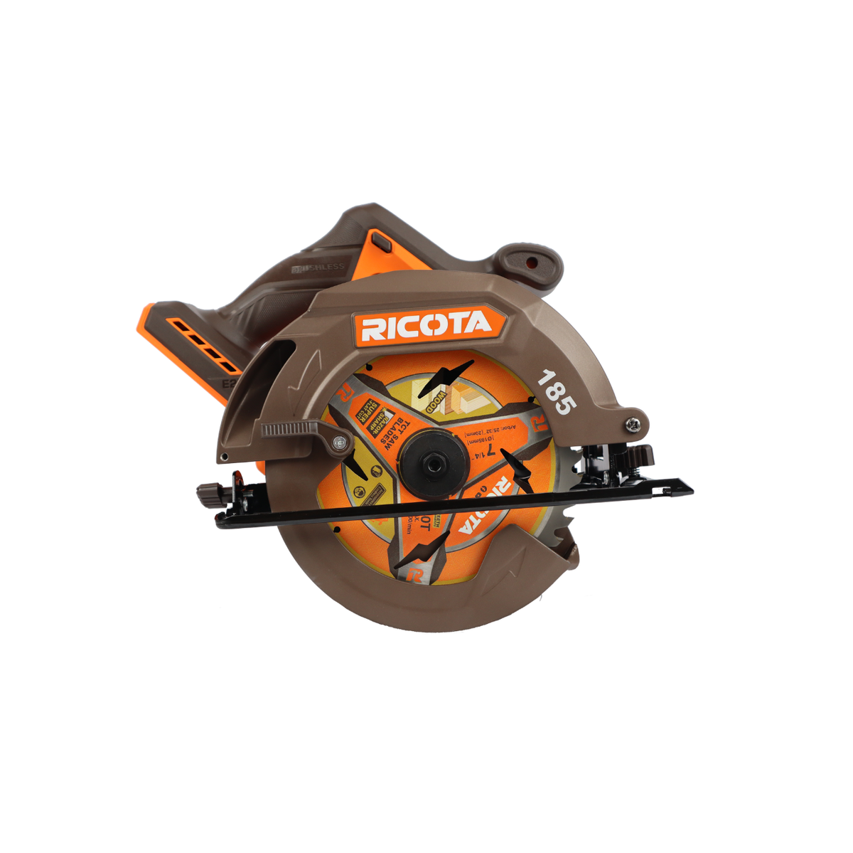 Ricota E25X Brushless Cordless Circular Saw 25V 1pcs 185MM Battery and Charger Sold Separately