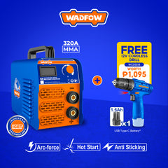Wadfow 320A / 350A MMA Welding Machine Inverter Portable IGBT with Free Tool