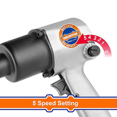 Wadfow 7500/min(1/2in) Air Impact Wrench Without Quick Plug WAT1512 (WNO)