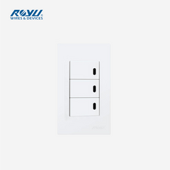 Royu WD 3 Gang Switch with LED WD605