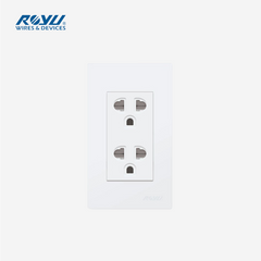 Royu WD Duplex Universal Outlet w/ Grounding WD912