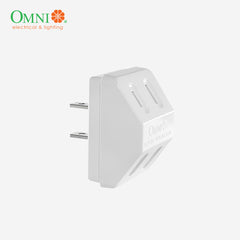 Omni 1-2 Adapter Plug Adapter Outlet Adaptor Socket - WDA-002 WDA002