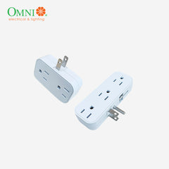 Omni by Winland Side Access Multiple Socket Adapter 4 Gang / 6 Gang 10A 250V max 2500W - WDA