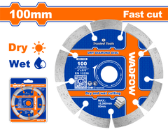 Wadfow Wet & Dry Diamond Disc 4 inch-7inch