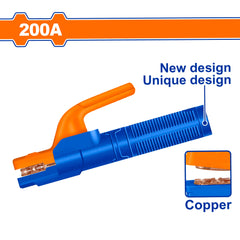 Wadfow Electrode Holder Suitable for MMA Welding Machine 200A / 300A / 600A / 800A (WHT)