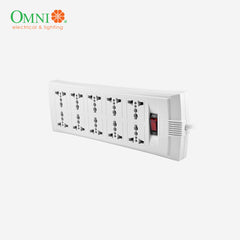 Omni Universal Outlet Extension Cord 10 Gang with Switch 1.83 meter wire WEU-110