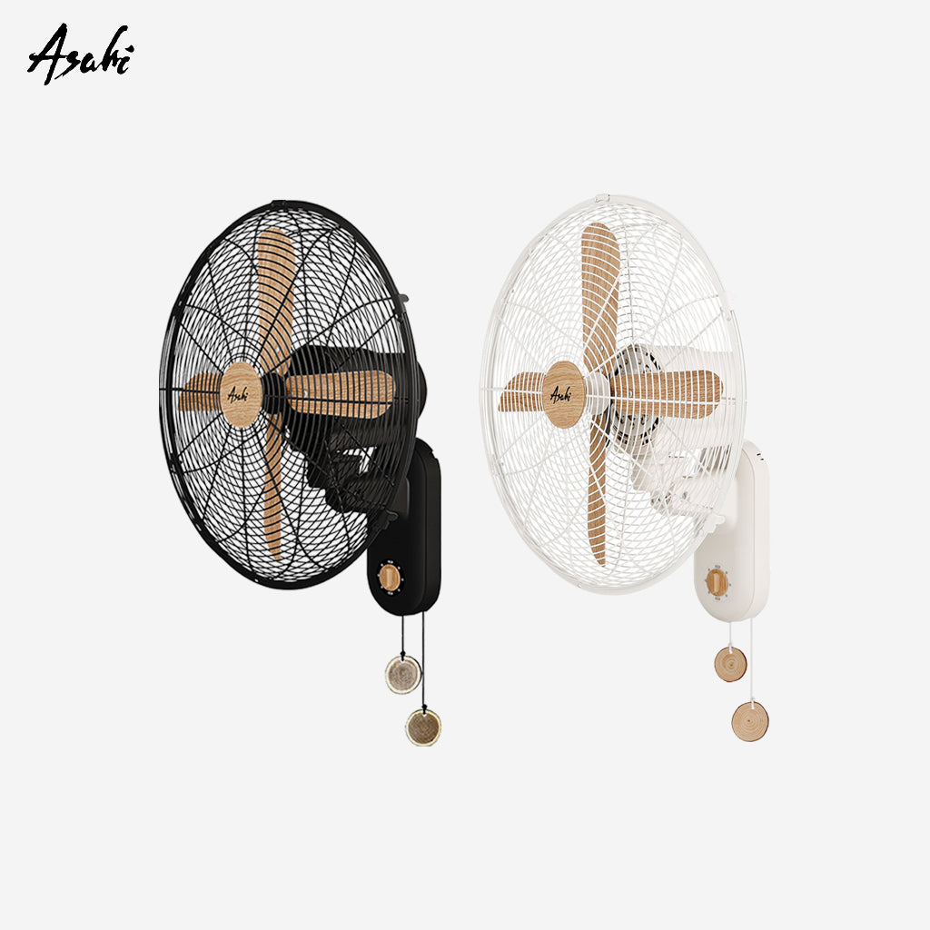 Asahi 16 inch Wooden Wall Fan | Electric Fan 3 Speed Setting WF-629