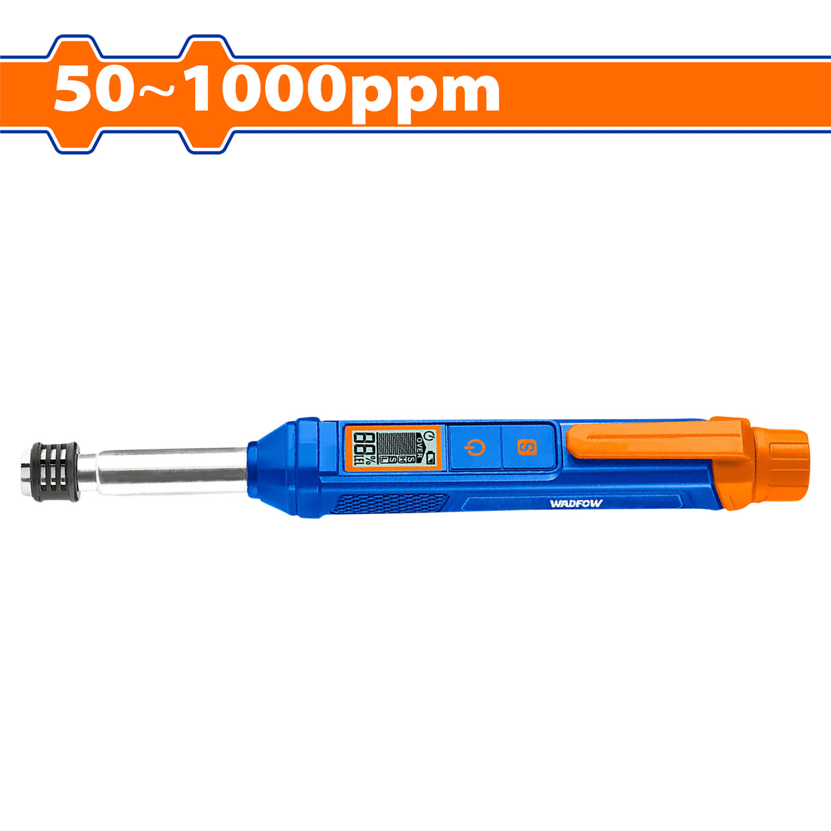 Wadfow 50~1000ppm LeL Portable Propane Leak Tester Digital Gas Leak Detector WGH35051 (WHT)
