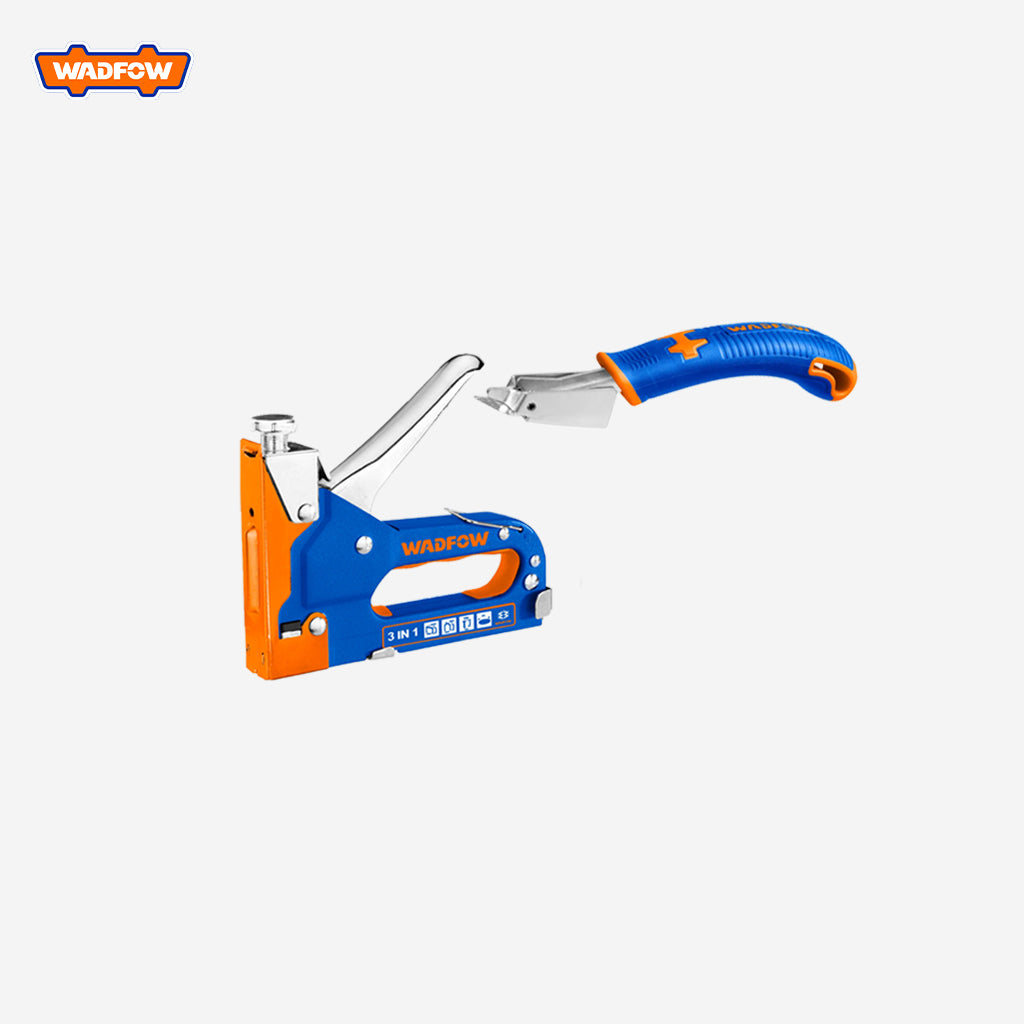 Wadfow 3-in-1 Staple Gun Tacker Set 4-14mm with Staple Remover WGU4B06