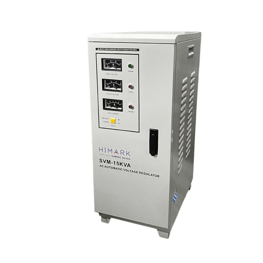 Himark SVM-15KVA AVR Pure Copper Motor Digital Meter 15,000watts Rated Automatic Voltage Regulator