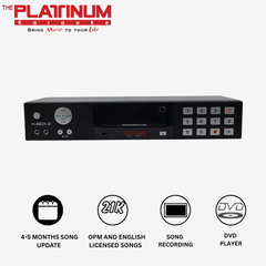 Platinum K-Box2 (KS40) Karaoke Player Black (with Songlist KS40 Songbook pP-40 and with CD)