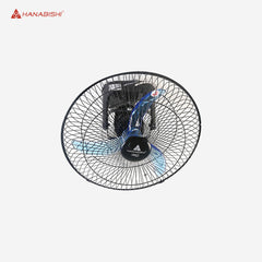 Hanabishi Orbit Fan Windmill 360 | 18 Inch Blade High Speed 360 Oscillating Electric Fan