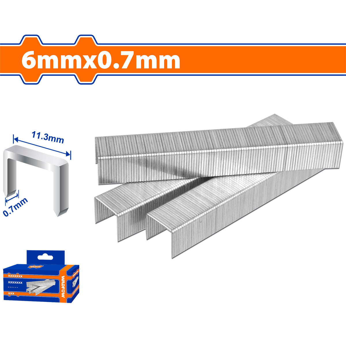 Wadfow 1000PCS/SET Staple Wires for Gun Tacker SOLD PER PACK WAD-HT