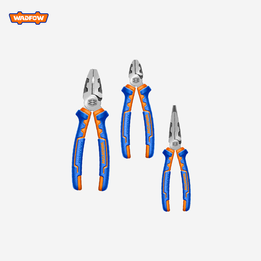 Wadfow 6"/160mm / 8"200mm Set of 3PCS High Leverage Pliers Set WPS0613