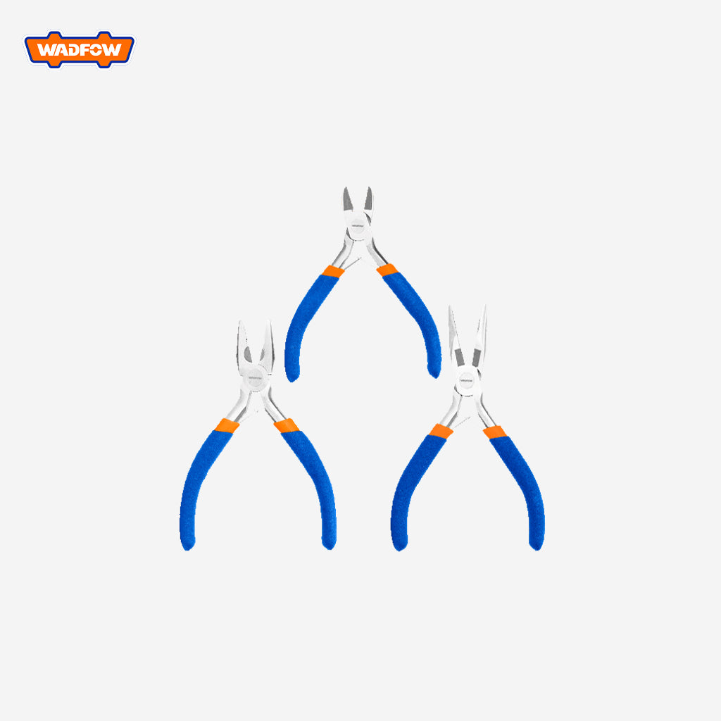 Wadfow 3 Pcs Mini Combination Plier Set