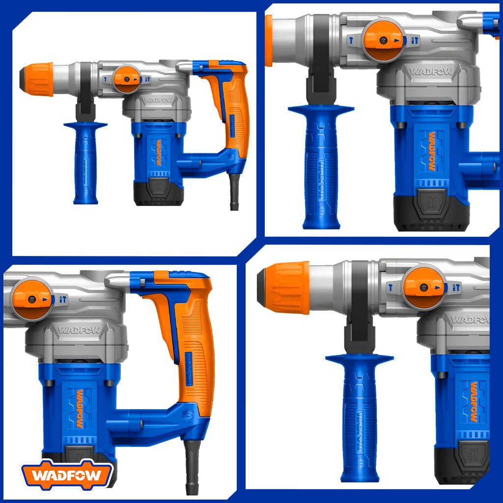 Wadfow Rotary Hammer / Chipping Gun with SDS Plus Chuck System 1050 Watts