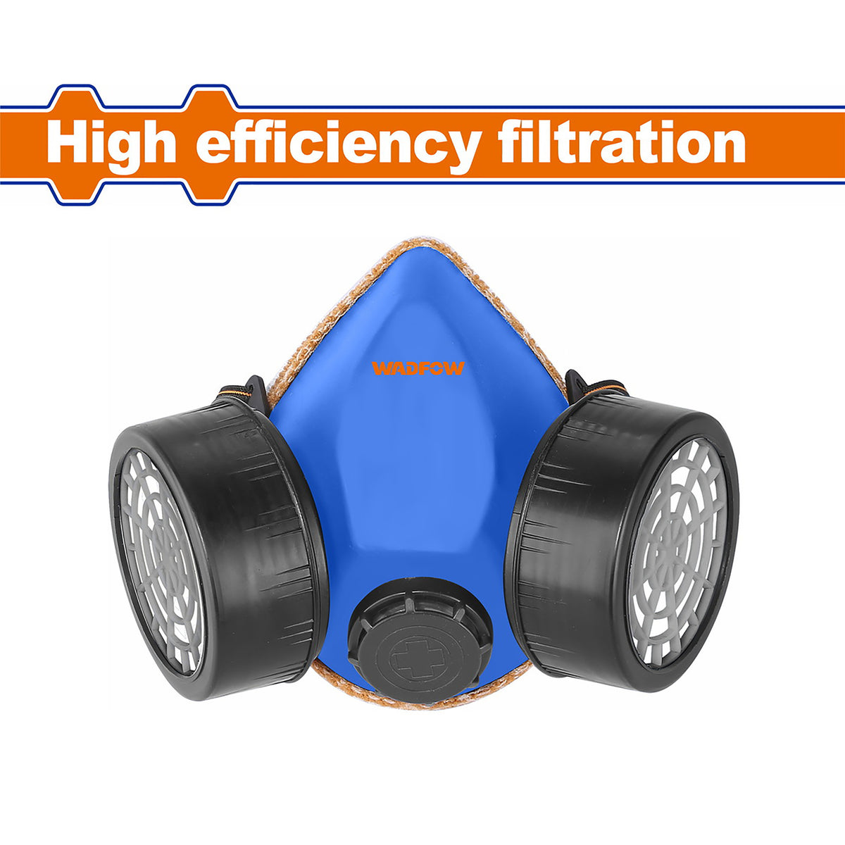 Wadfow High Efficiency Filtration Mask Paint Respirator (Including Two Cartridges) WRJ2502 (WHT)