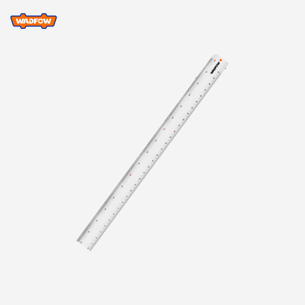 Wadfow Stainless Steel Metal Ruler With Metric And Inch