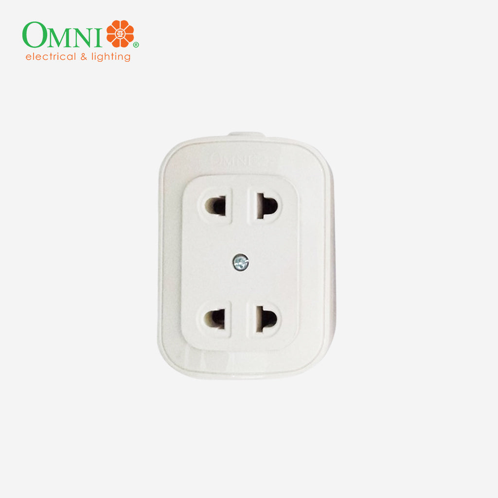 Omni by Winland Surface 2 Gang Convenience outlet 10A | 250V Original WSO-002