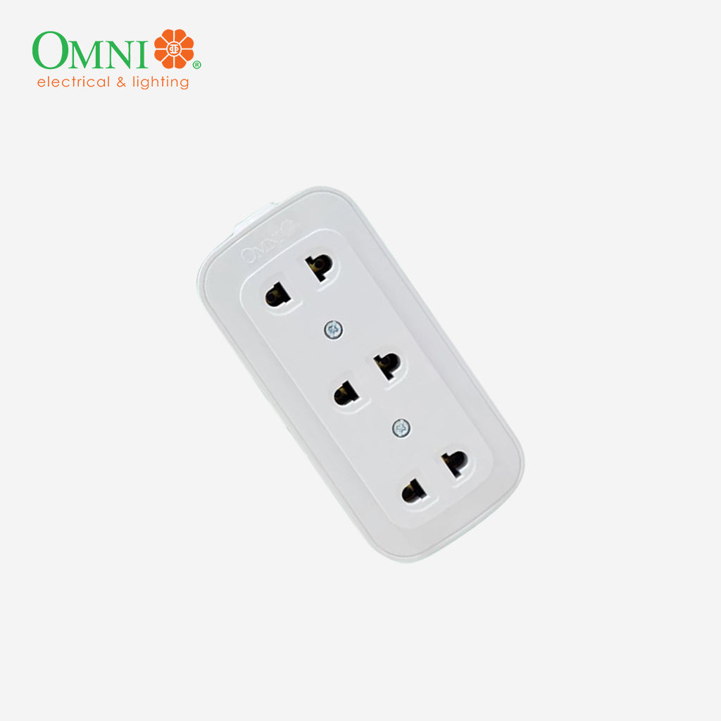 Omni by Winland Surface 3 Gang Convenience outlet 10A | 250V WSO-003